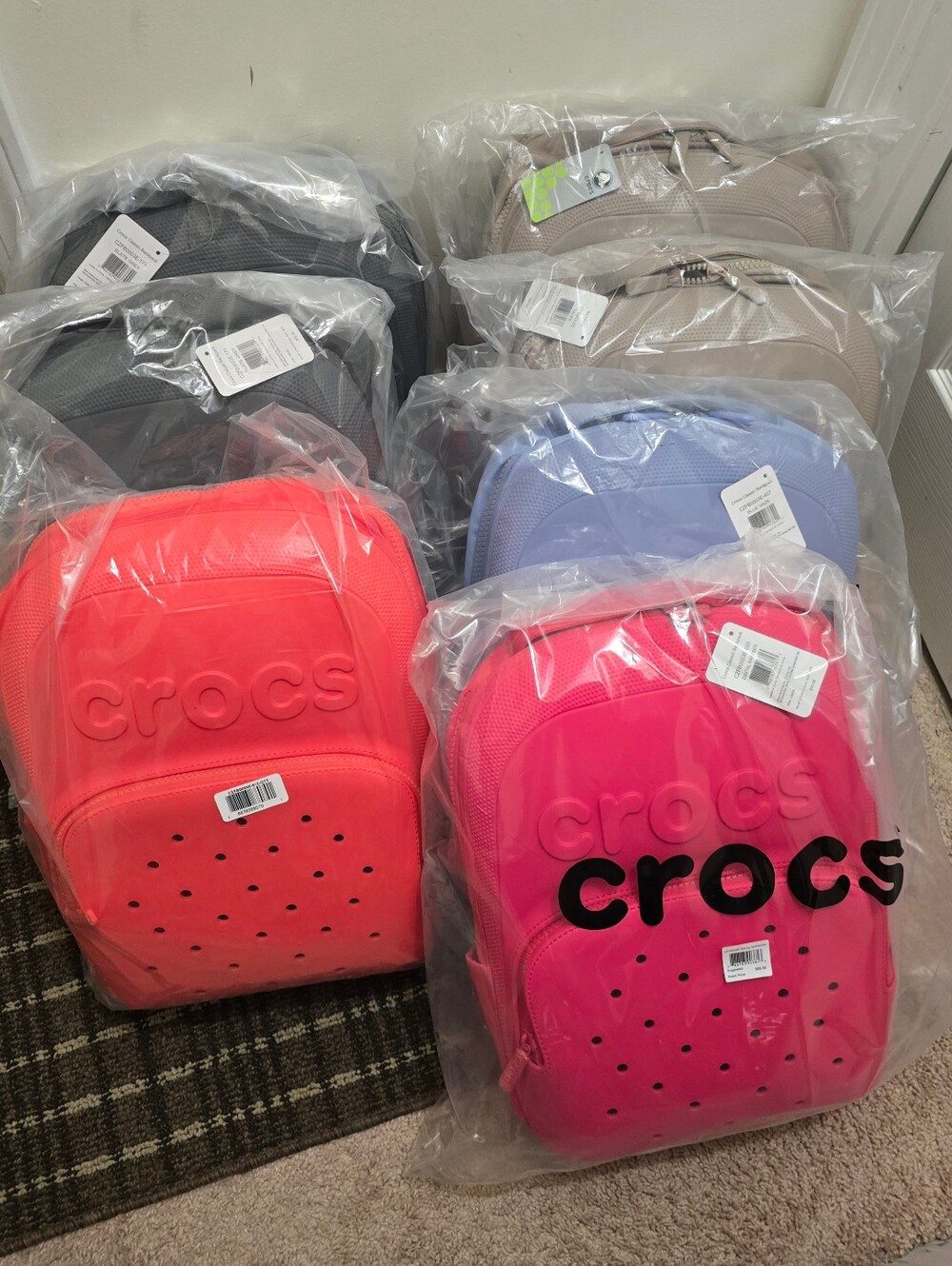 1-CROCS Backpack, 5 Colors To Choose From , Price Is For 1 Backpack